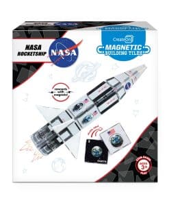 Set de baldosas magnéticas CreateOn NASA Rocketship, Juego