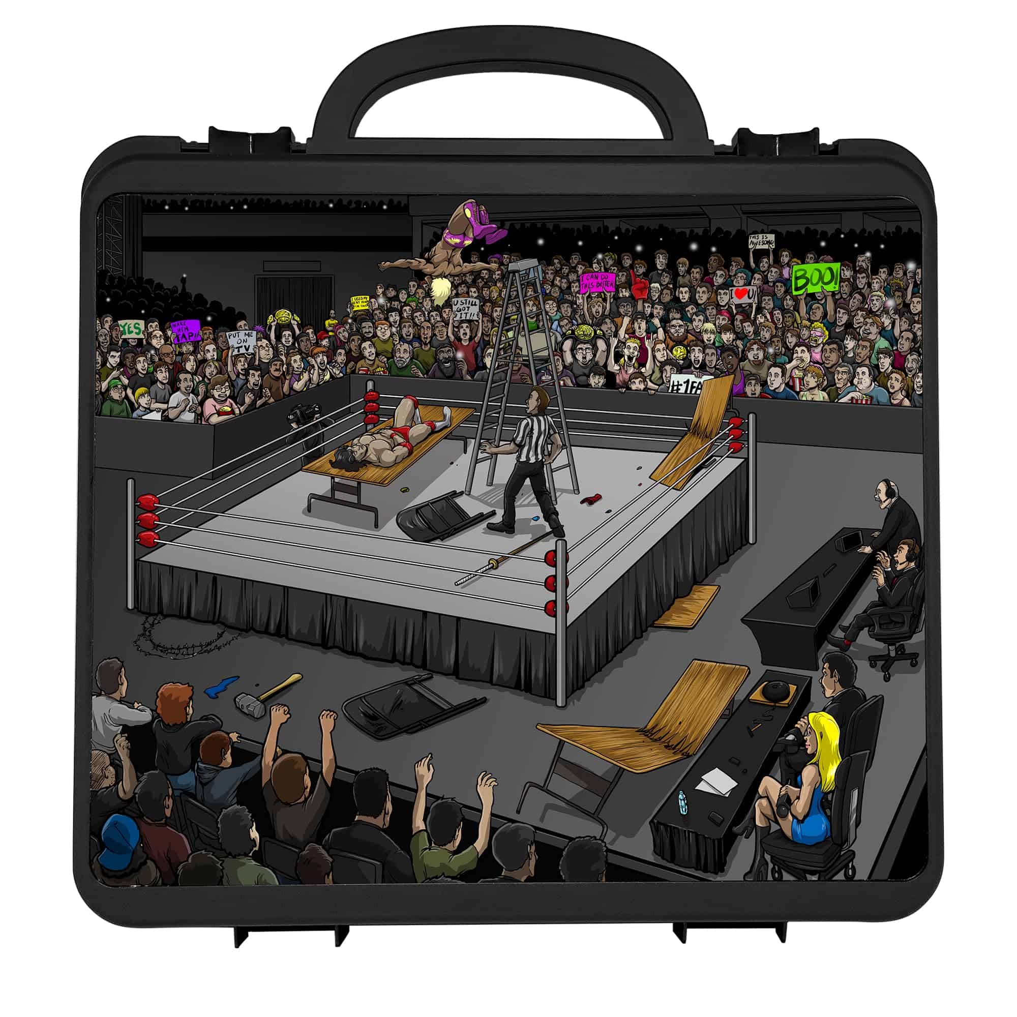 Estuche de transporte de lujo con accesorios para figuras - Imagen 8