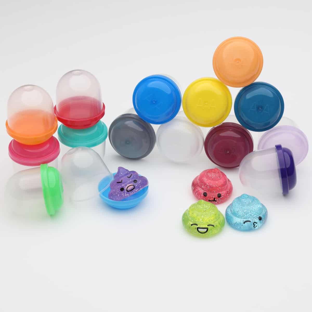 Paquete de 250 Mini Juguetes de Unicornio en Cápsulas -