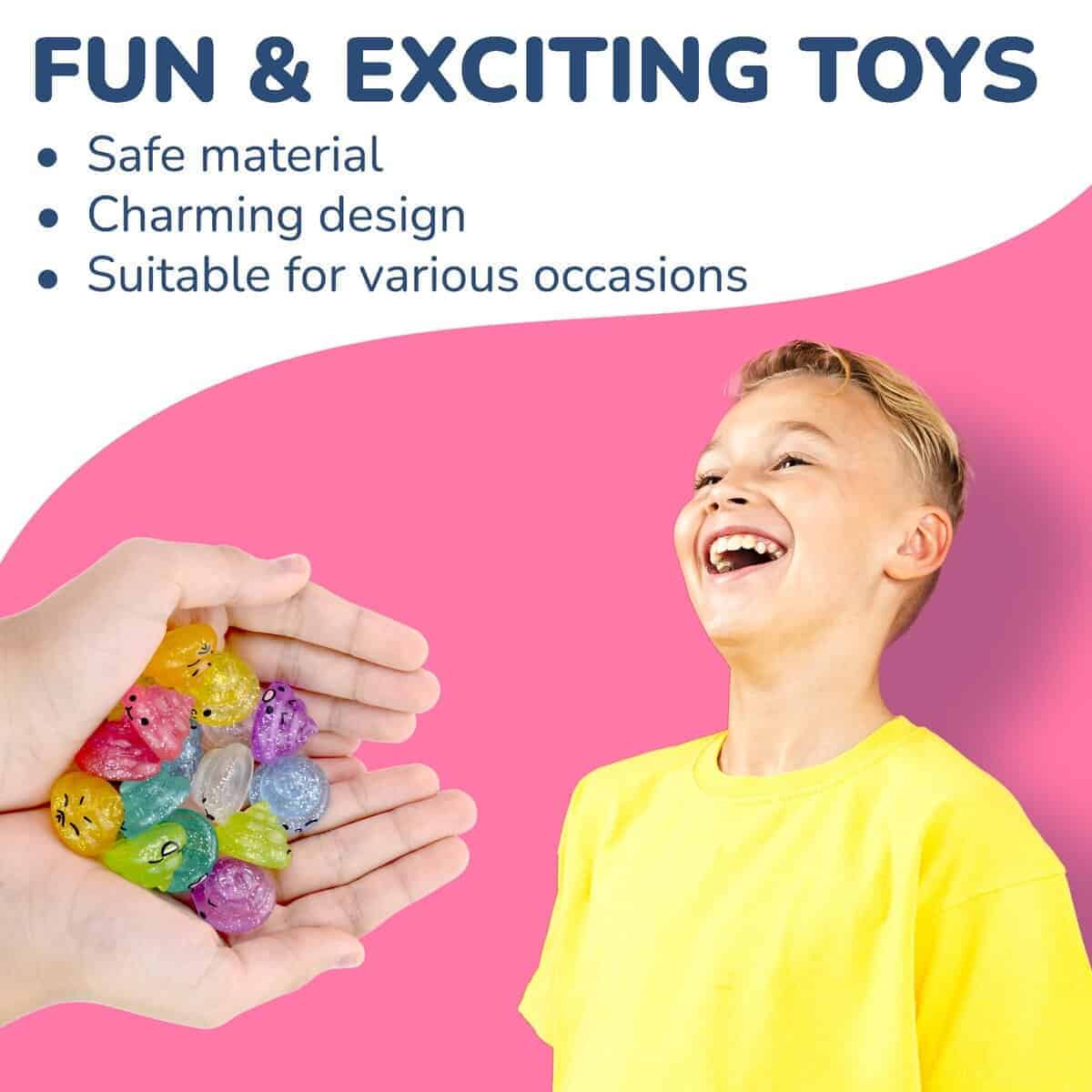 Paquete de 250 Mini Juguetes de Unicornio en Cápsulas - - Imagen 4