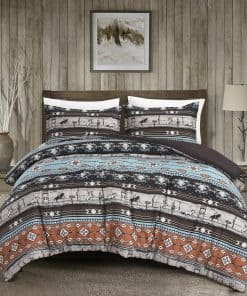 Chezmoi Collection Sawyer Juego de Edredón de 3 Piezas