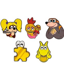 Set de Pines Youtooz Banjo Kazooie, Pines Oficiales con