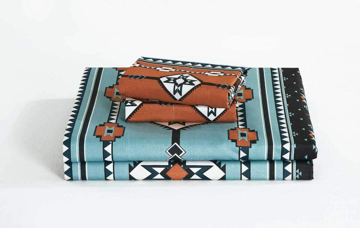 Chezmoi Collection Juego de sábanas de 4 piezas Cowboy - Imagen 10