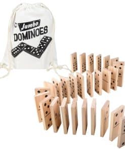 Set de Dominó de Madera Jumbo de 6" de Rhode Island Novelty