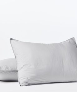 Funda de Almohada Coyuchi Orgánica de Percale Arrugado,