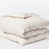 Cobertura de Edredón Coyuchi Organic Crinkled Percale, Sin