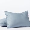 Funda de Almohada de Percale Arrugada Orgánica Coyuchi,