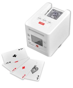 Máquina automática de repartidor de cartas y barajador