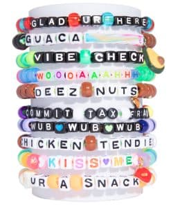Paquete de Variedad SQUAD (40 Pulseras Kandi) | DIVERTIDO +