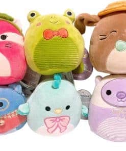 Squishmallows 2024 Easter Squad Set de 6 Zorro Rana Oso 5"