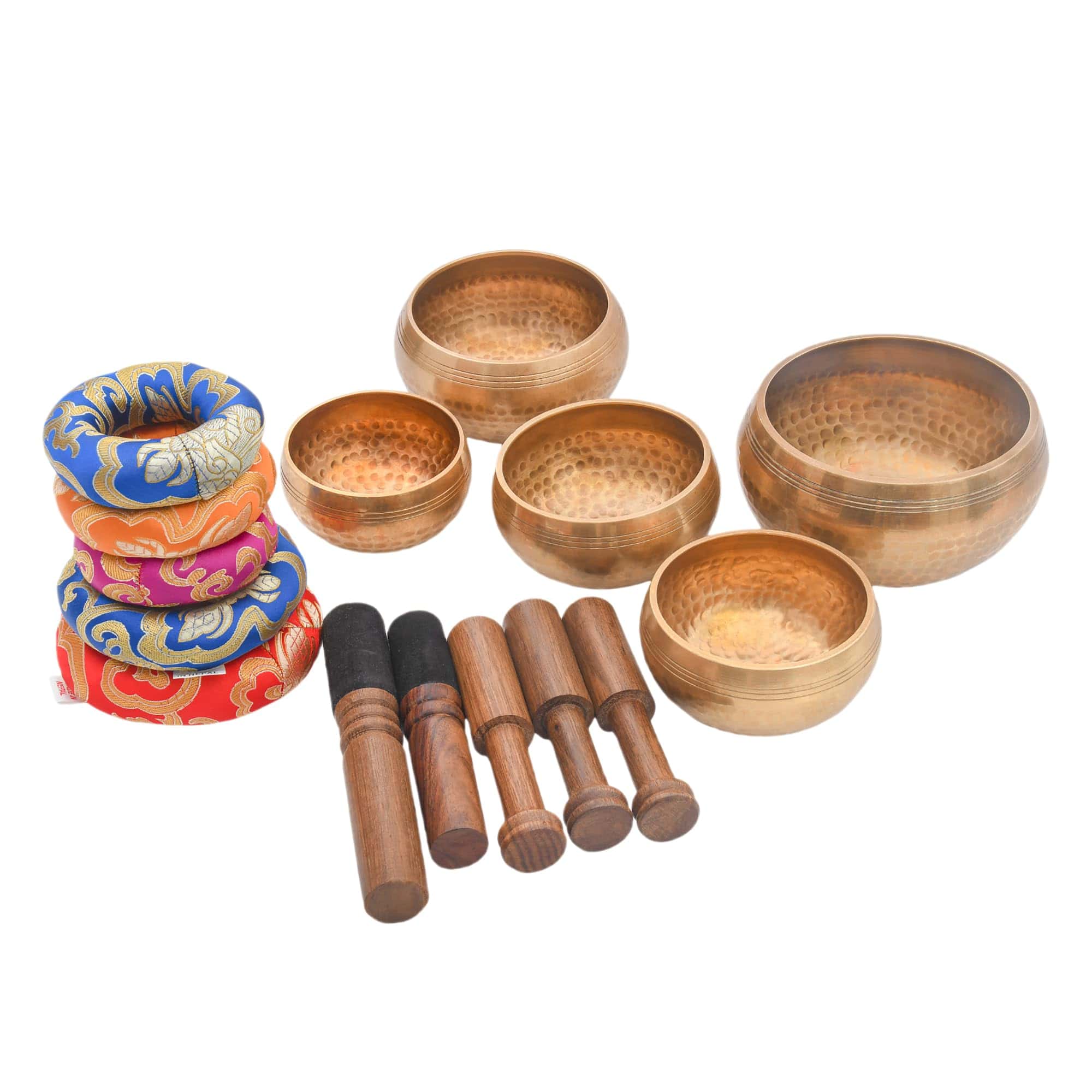 Set de Cuencos Tibetanos Karma Crafter - Set de 5 Cuencos