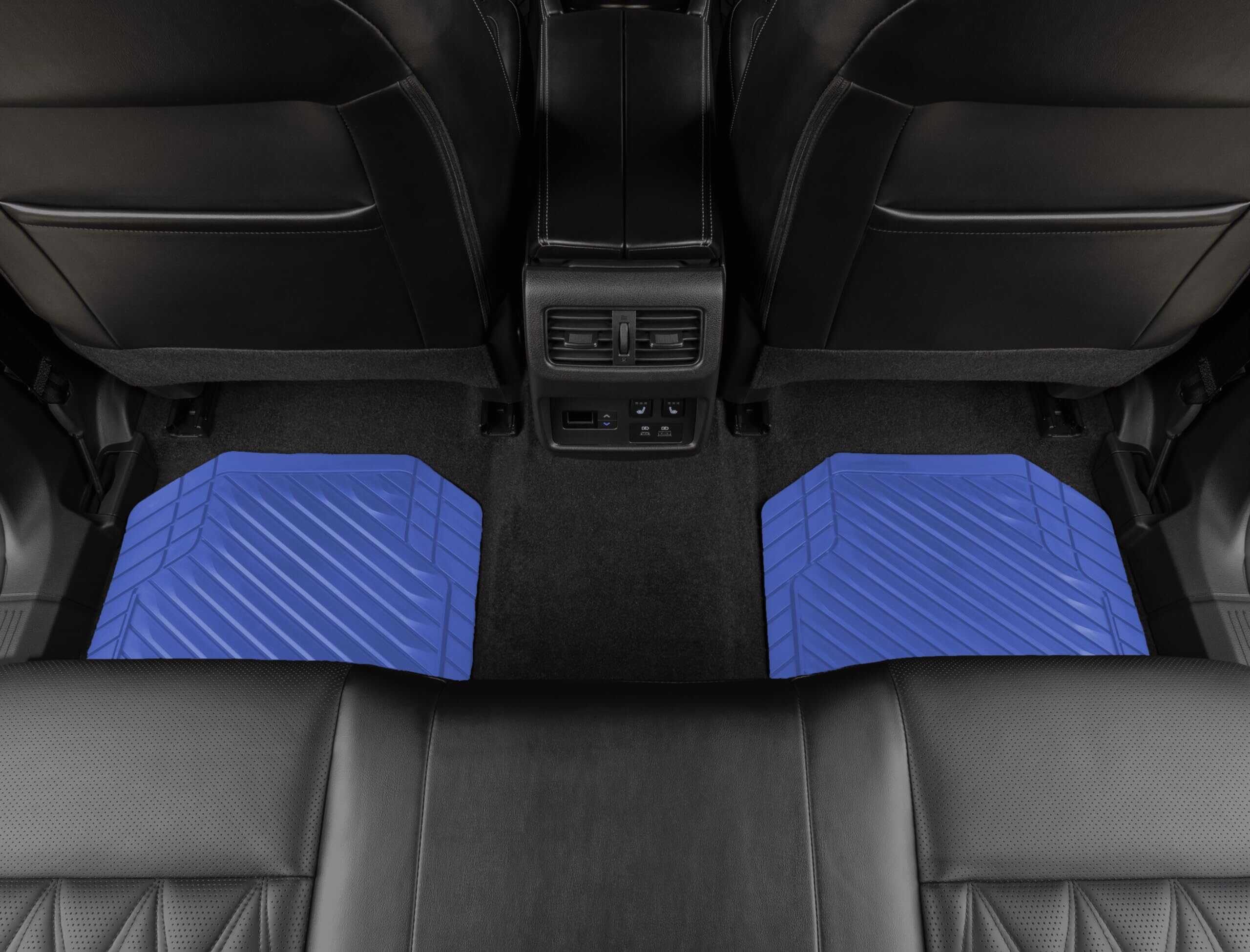 BaseLayer Tapetes de Auto Cortables Color Azul Royal de 4 - Imagen 5