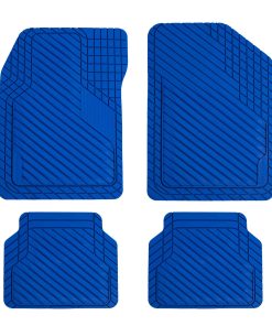 BaseLayer Tapetes de Auto Cortables Color Azul Royal de 4