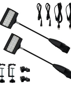 2pcs Luces de Exhibición Negras Displayfactory Conectables