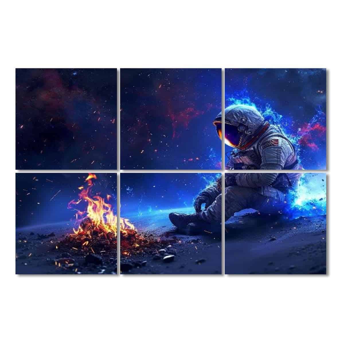 Paneles Acústicos de Arte Estelar Aislamiento Calidez Llama