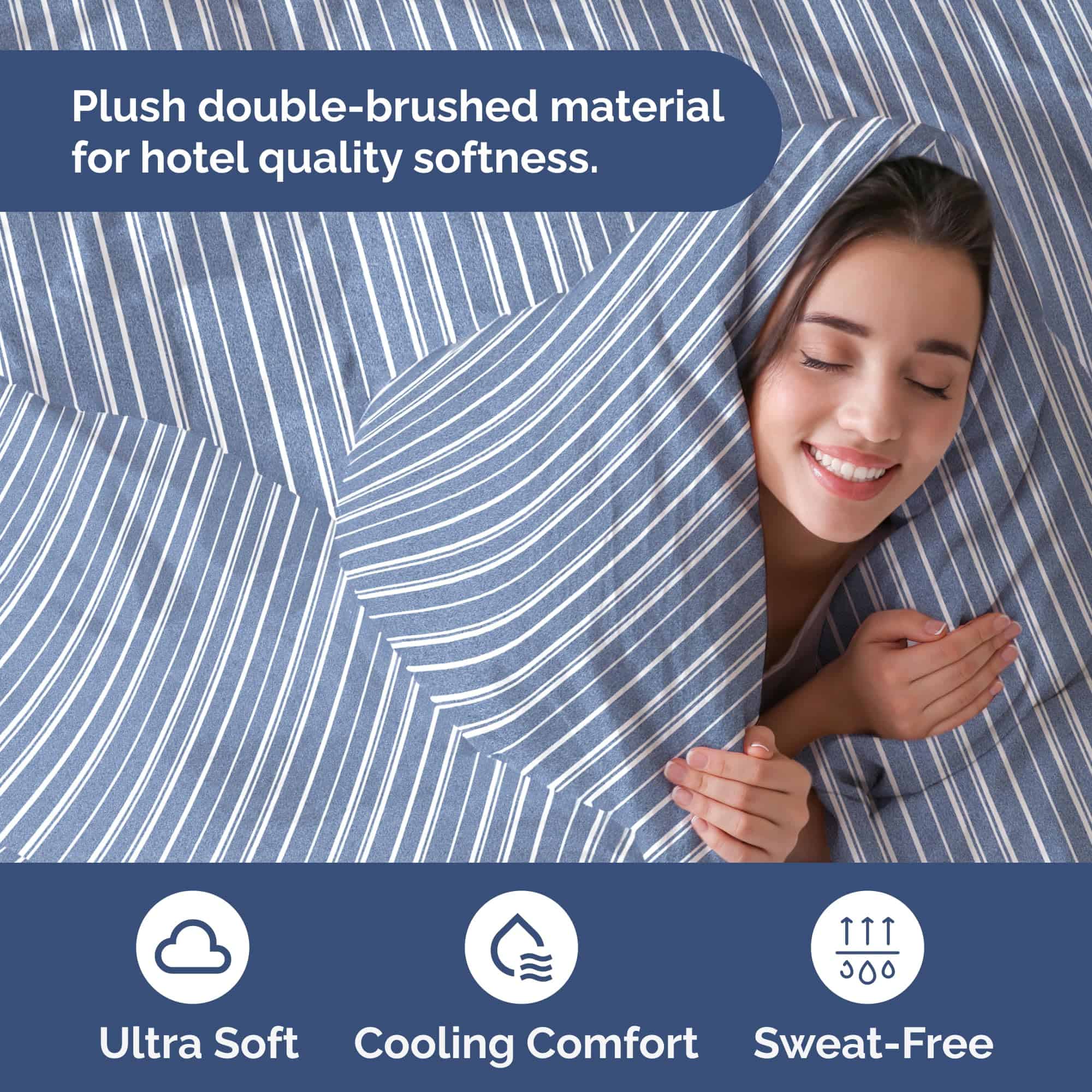 Juego de Funda de Edredón Tamaño King tamaño Cal - Extra - Imagen 4