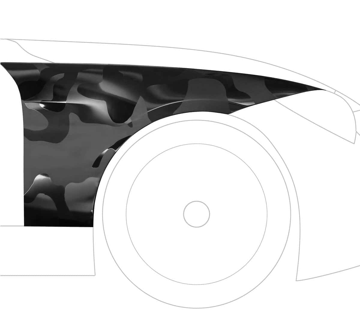 VViViD+ Vinilo de Camuflaje Multi Acabado Stealth Negro con - Imagen 4