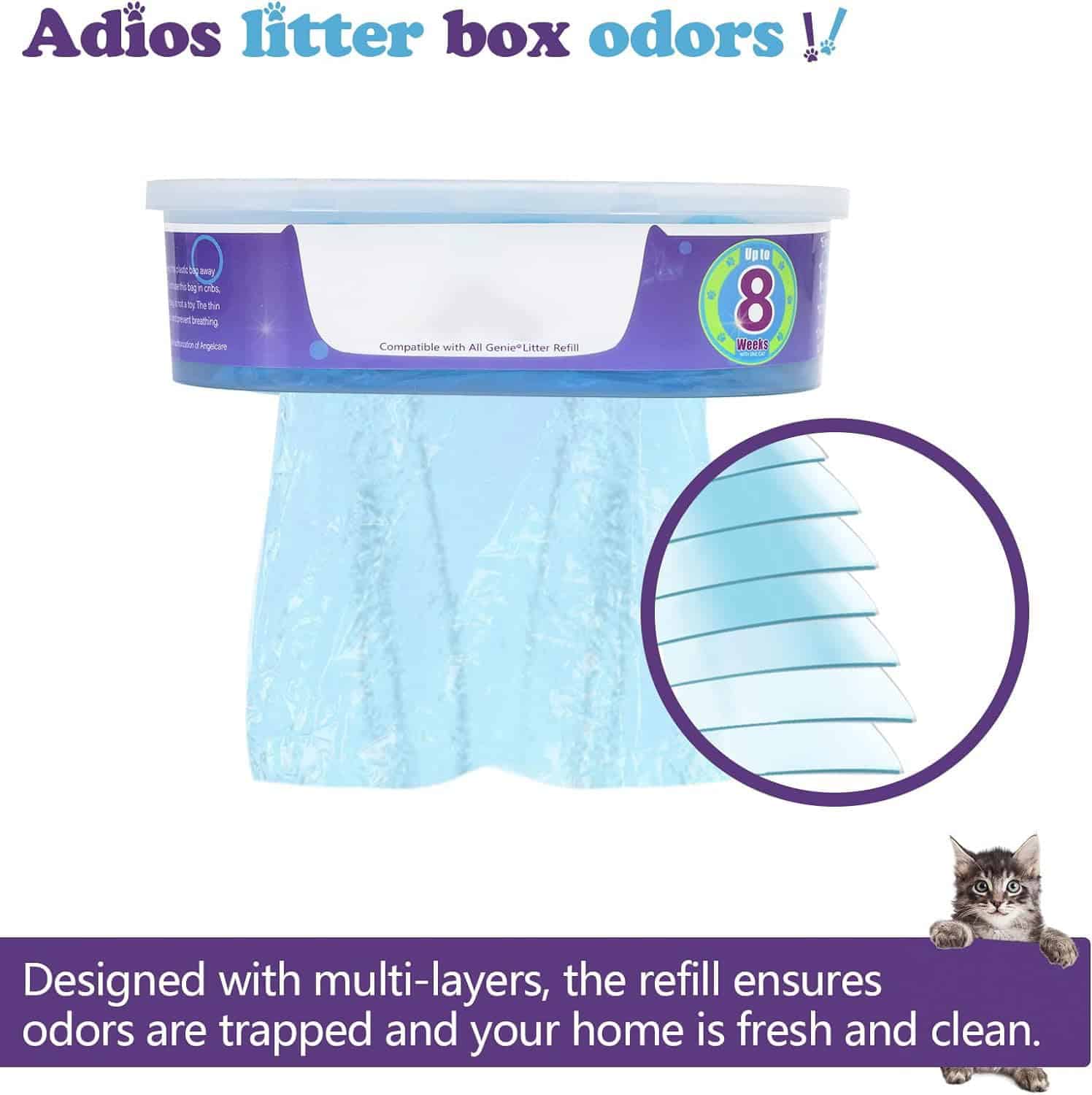 Recargas de arena para gatos (Paquete de 2) Compatible con - Imagen 7