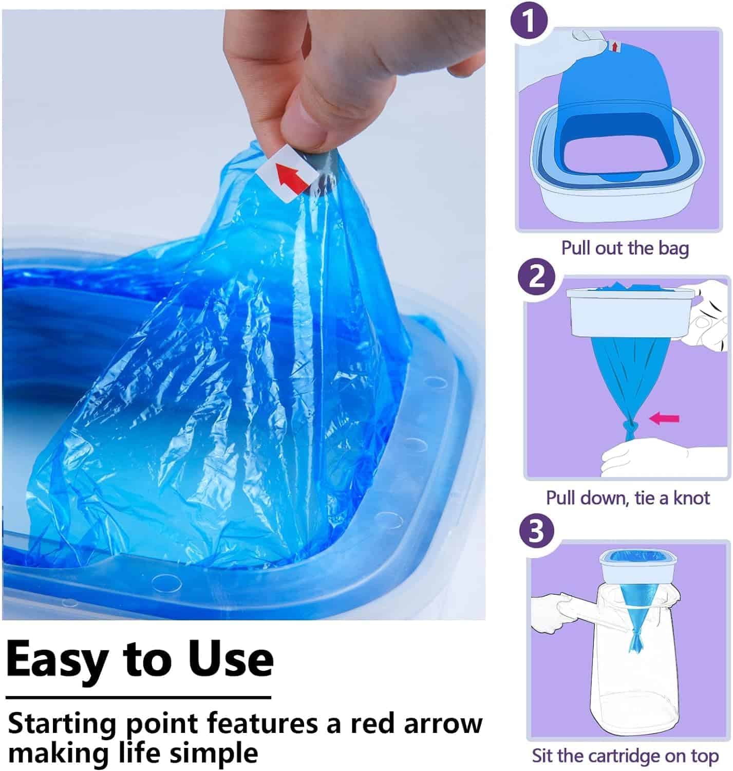 Recargas de arena para gatos (Paquete de 2) Compatible con - Imagen 6