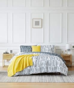 Juego de Edredón Reversible de 5 Piezas Tamaño