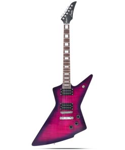 Guitarra eléctrica de cuerpo sólido Firefly -Morado