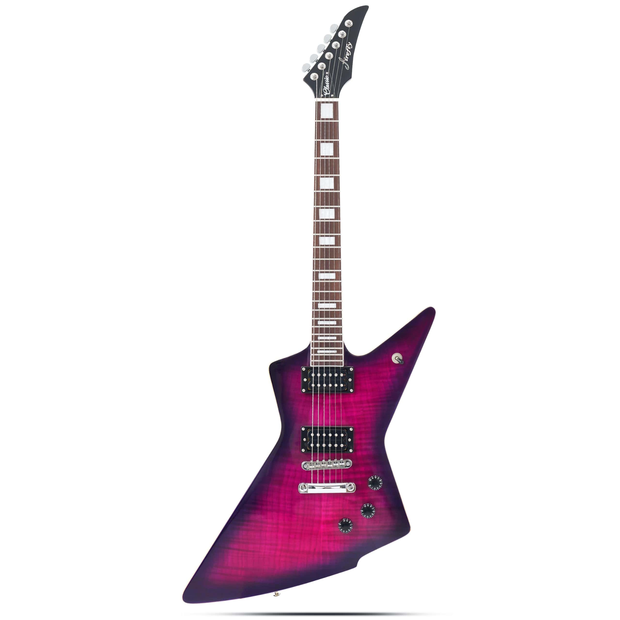 Guitarra eléctrica de cuerpo sólido Firefly -Morado