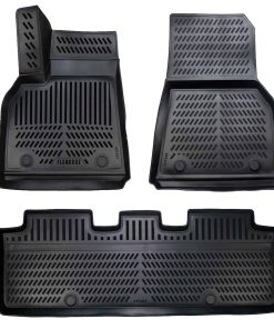 Tapetes para piso de auto FLANGOOZ compatibles con Tesla