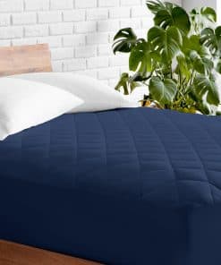 Bare Home Split Head Flex King Quilted Mattress Pad -