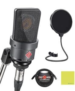 Micrófono de condensador cardioide de -Negro