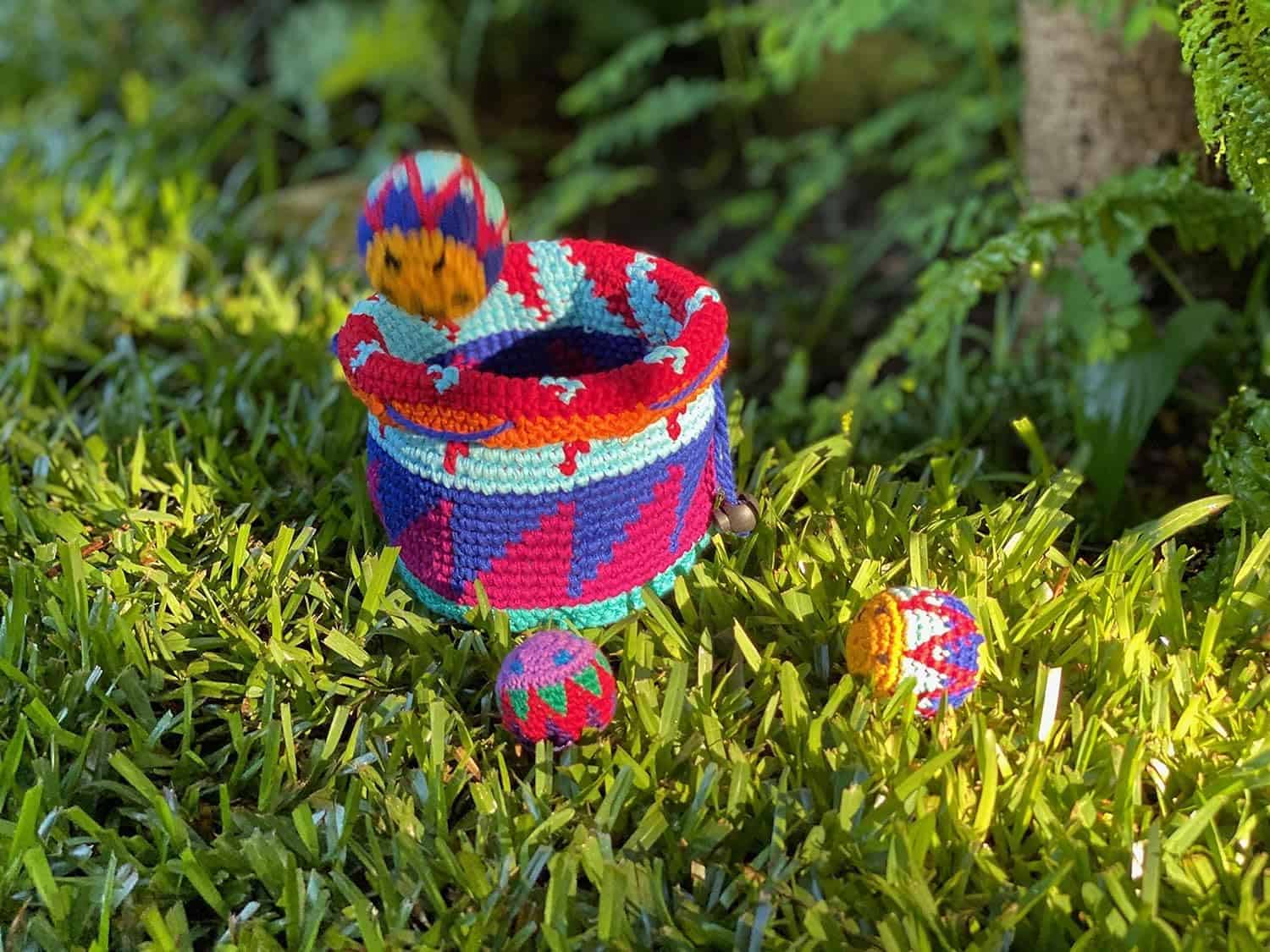 Juego de Mini Canasta Buena ONDA Hacky Sack - Kit de - Imagen 3