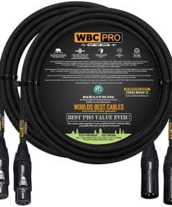 2 Unidades - 8 Pies - Cable WBC-PRO-Quad Ultra-Silencioso