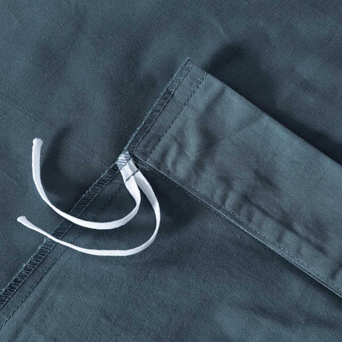 Chezmoi Collection Solid China Blue Juego de Funda Nórdica - Imagen 9