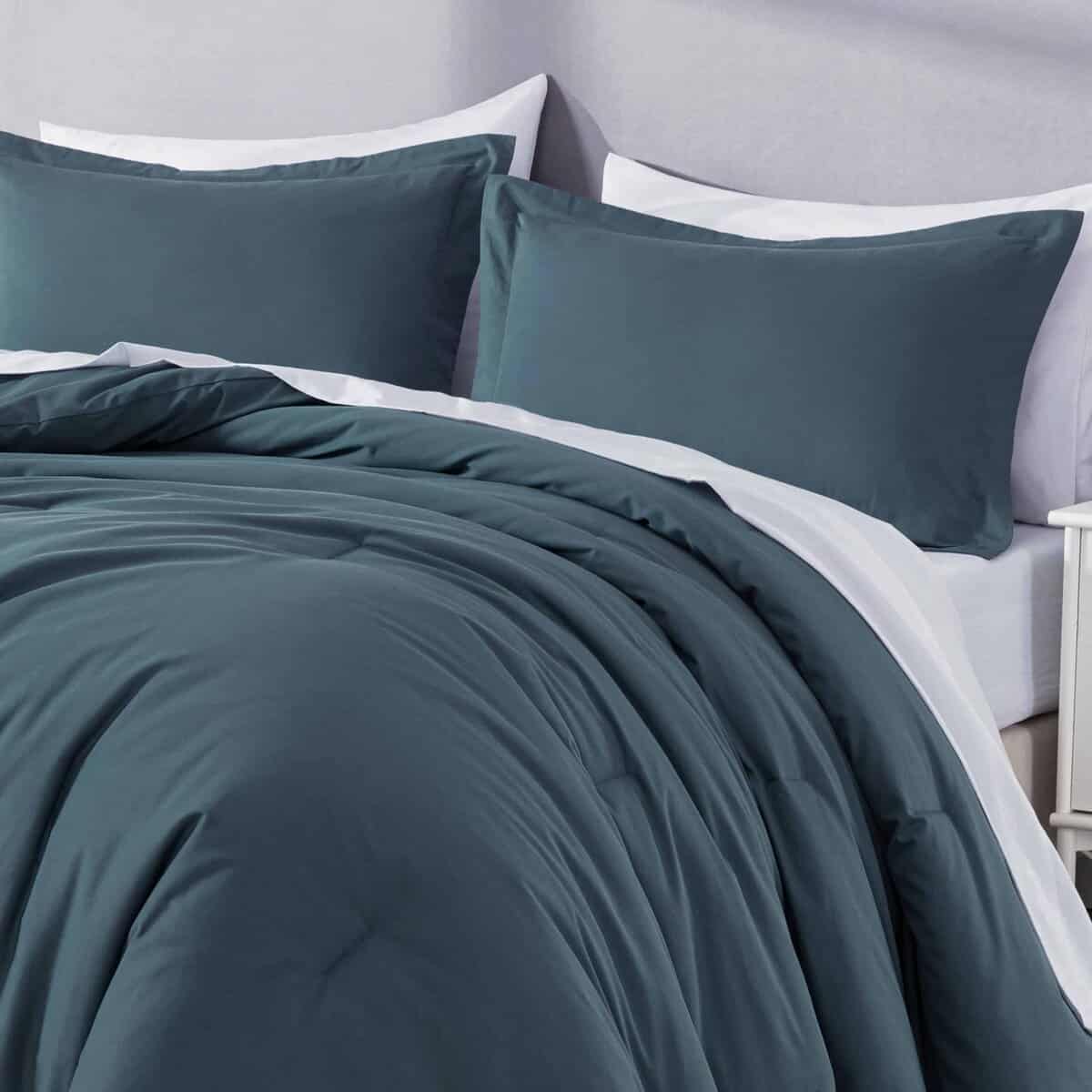 Set de Edredón de Algodón Sólido Chezmoi Collection, Tamaño - Imagen 4