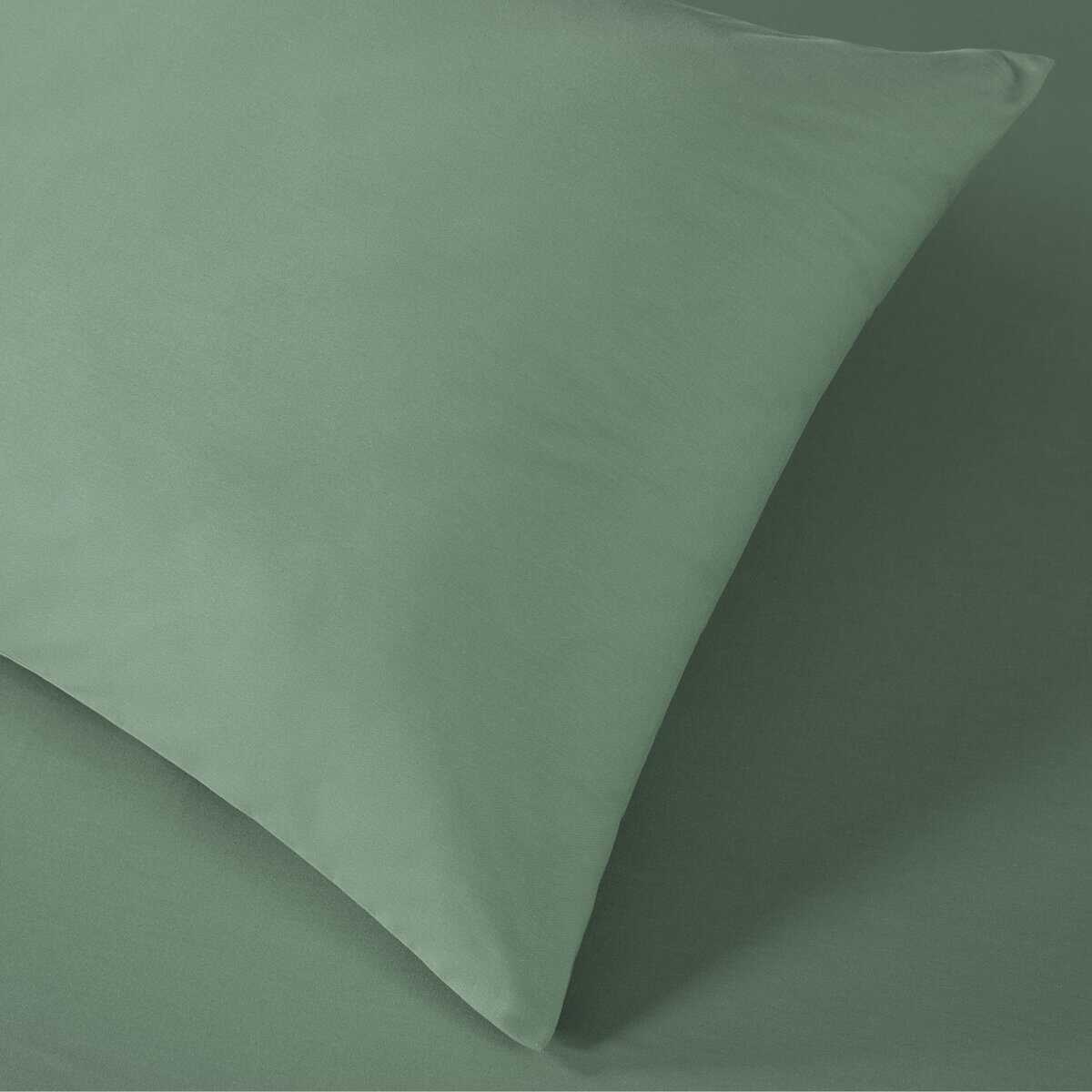 Juego de Sábanas de Franela de Algodón de 250TC Color Verde - Imagen 5