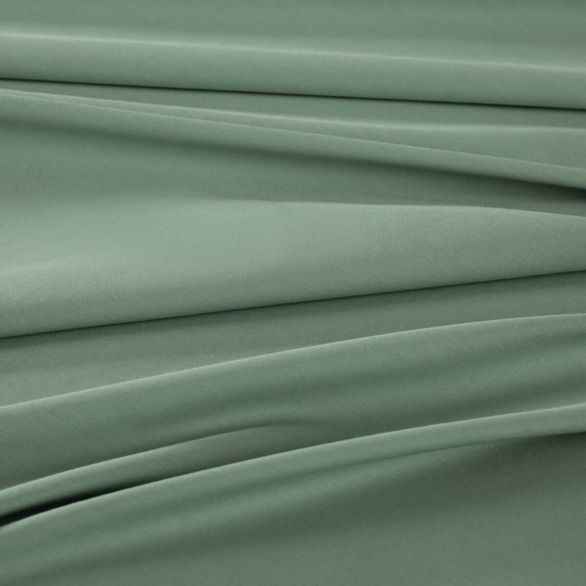 Juego de Sábanas de Franela de Algodón de 250TC Color Verde - Imagen 8