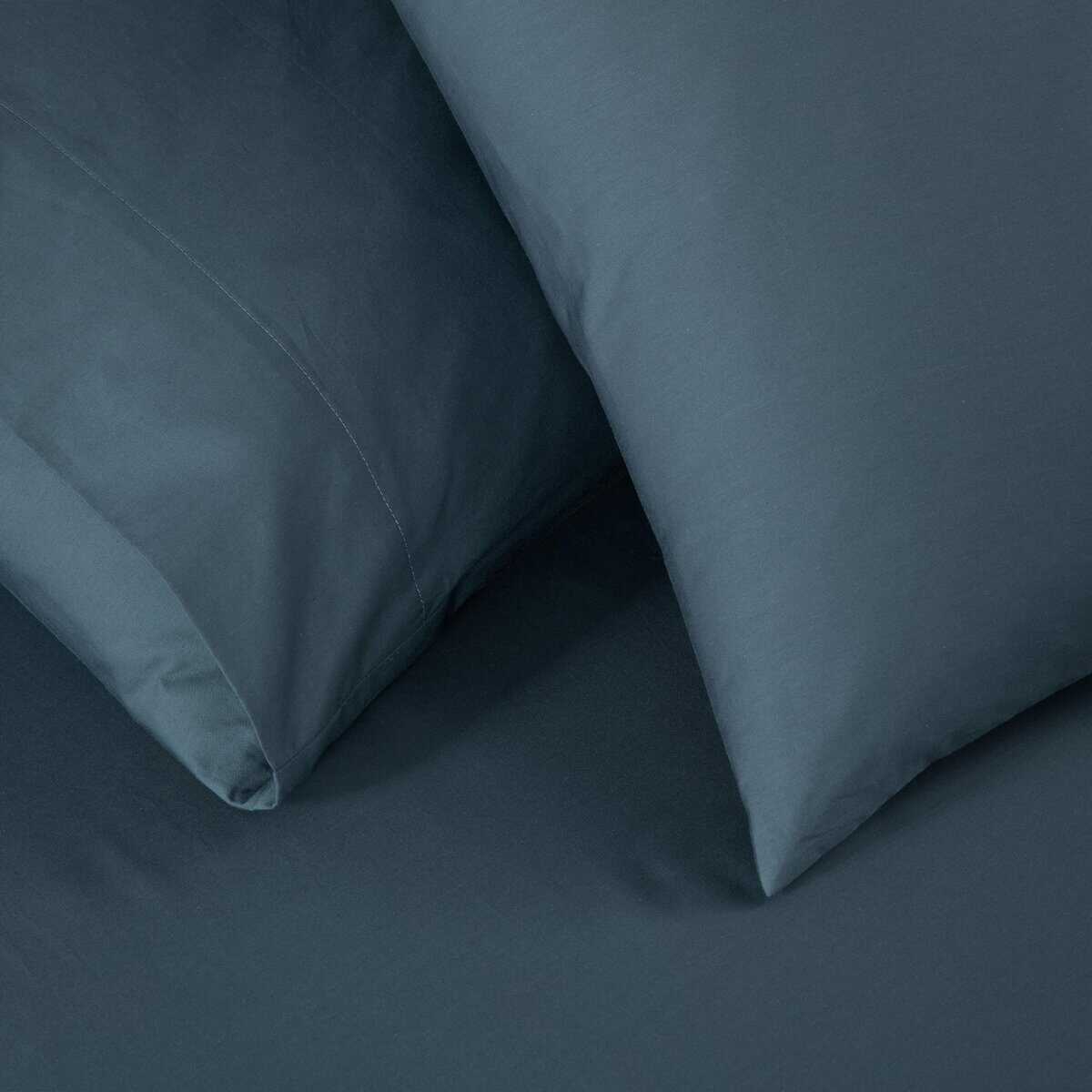 Juego de Sábanas Chezmoi Collection Sólido Azul China 250TC - Imagen 5