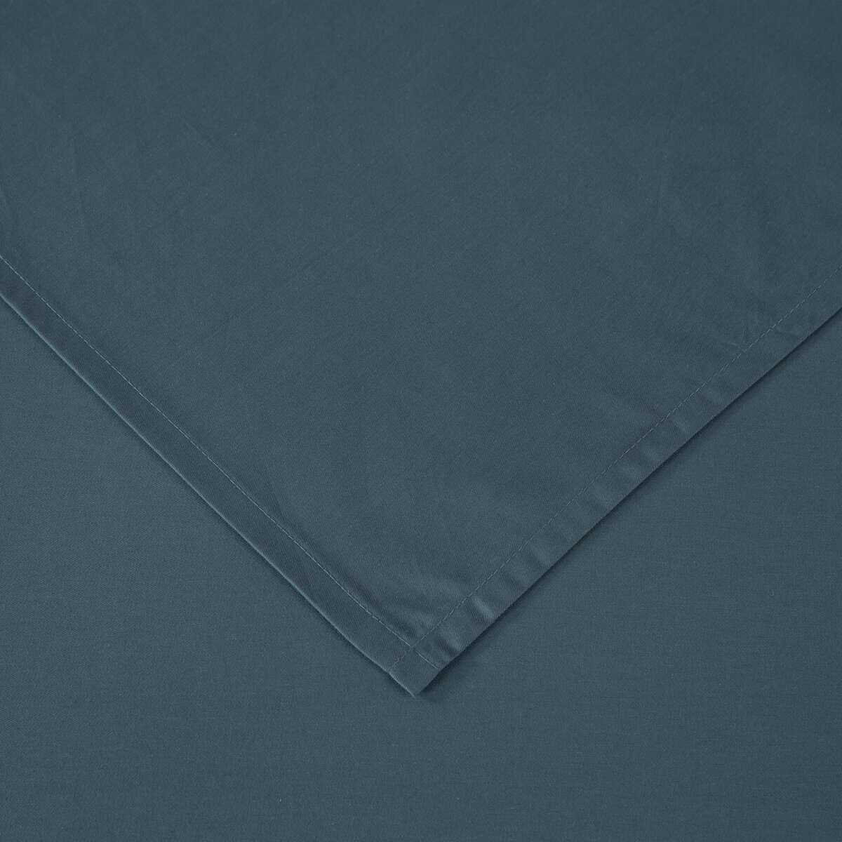 Juego de Sábanas Chezmoi Collection Sólido Azul China 250TC - Imagen 7