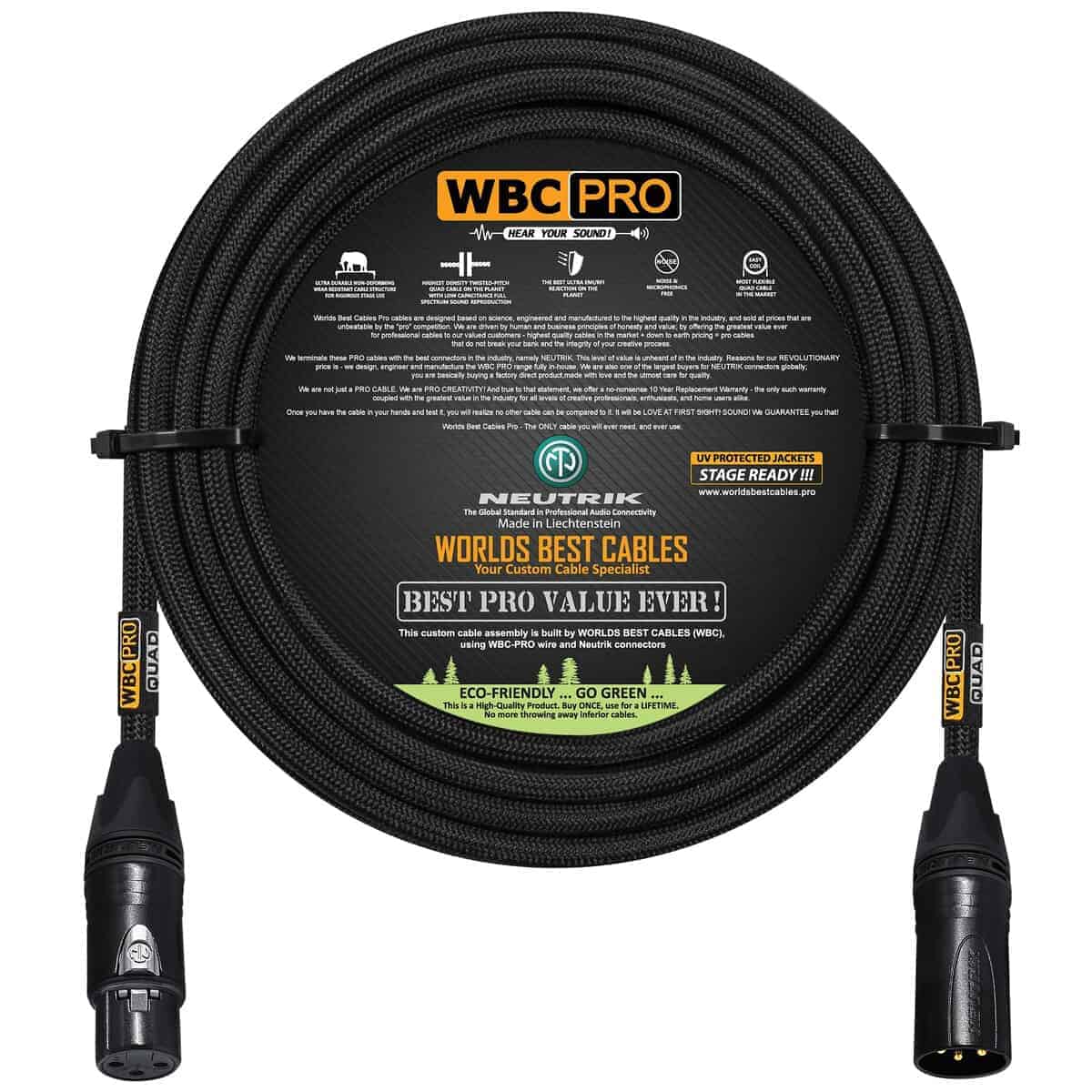 Cable Balanceado Star-Quad WBC-PRO-QUAD Ultra-Silencioso y