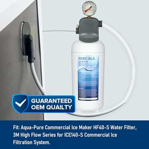 Filtro de agua para fabricadores de hielo PERCOLA HF40-S, - Imagen 3