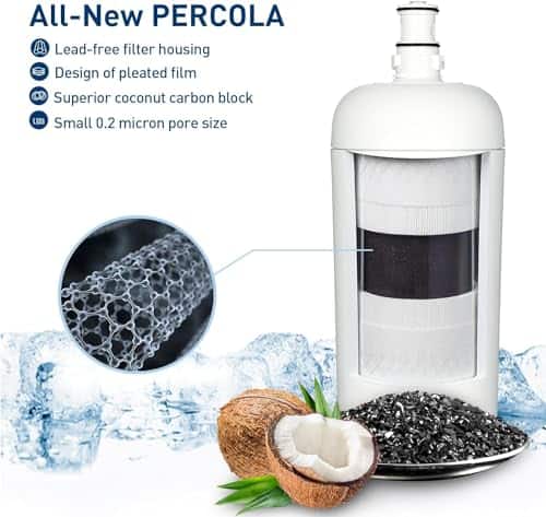 Filtro de agua para fabricadores de hielo PERCOLA HF40-S, - Imagen 5