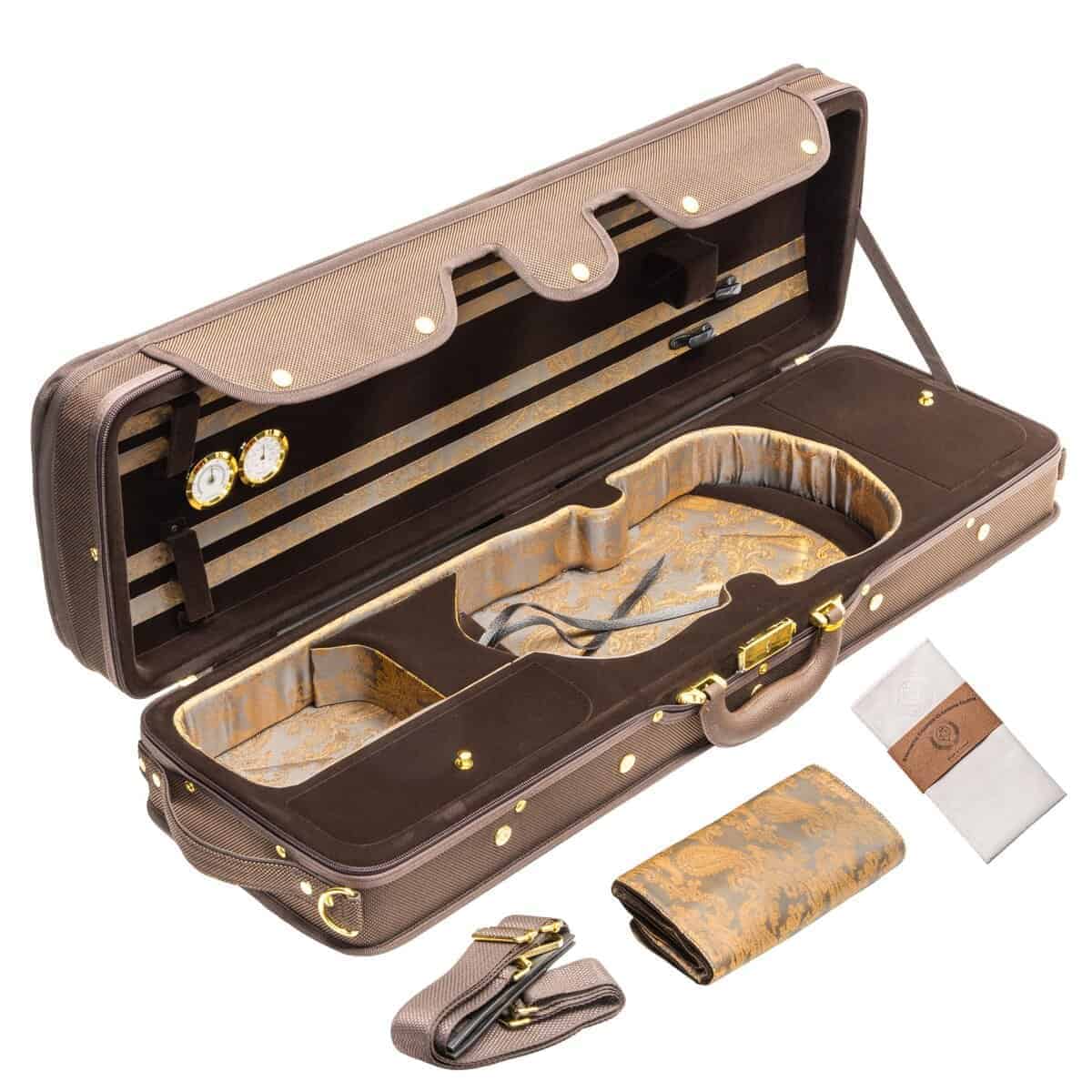 Estuche para violín con carcasa dura MI&VI NF-9001CC 4/4