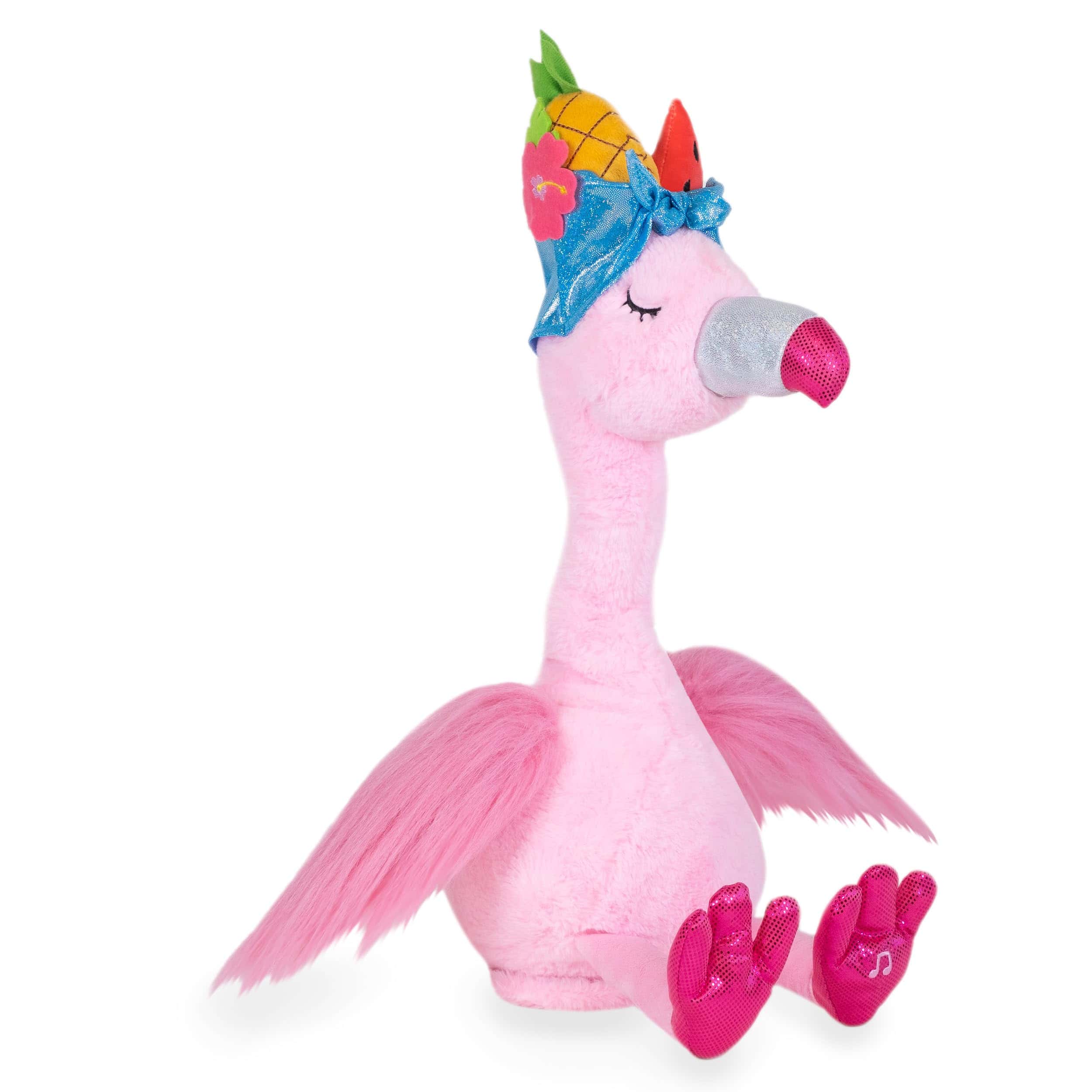 Cuddle Barn - Peluche Animado Paradise Penny Flamenco Rosa - Imagen 6