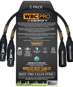 2 Unidades - 1.5 Pies - Cable WBC-PRO-Quad Ultra-Silencioso