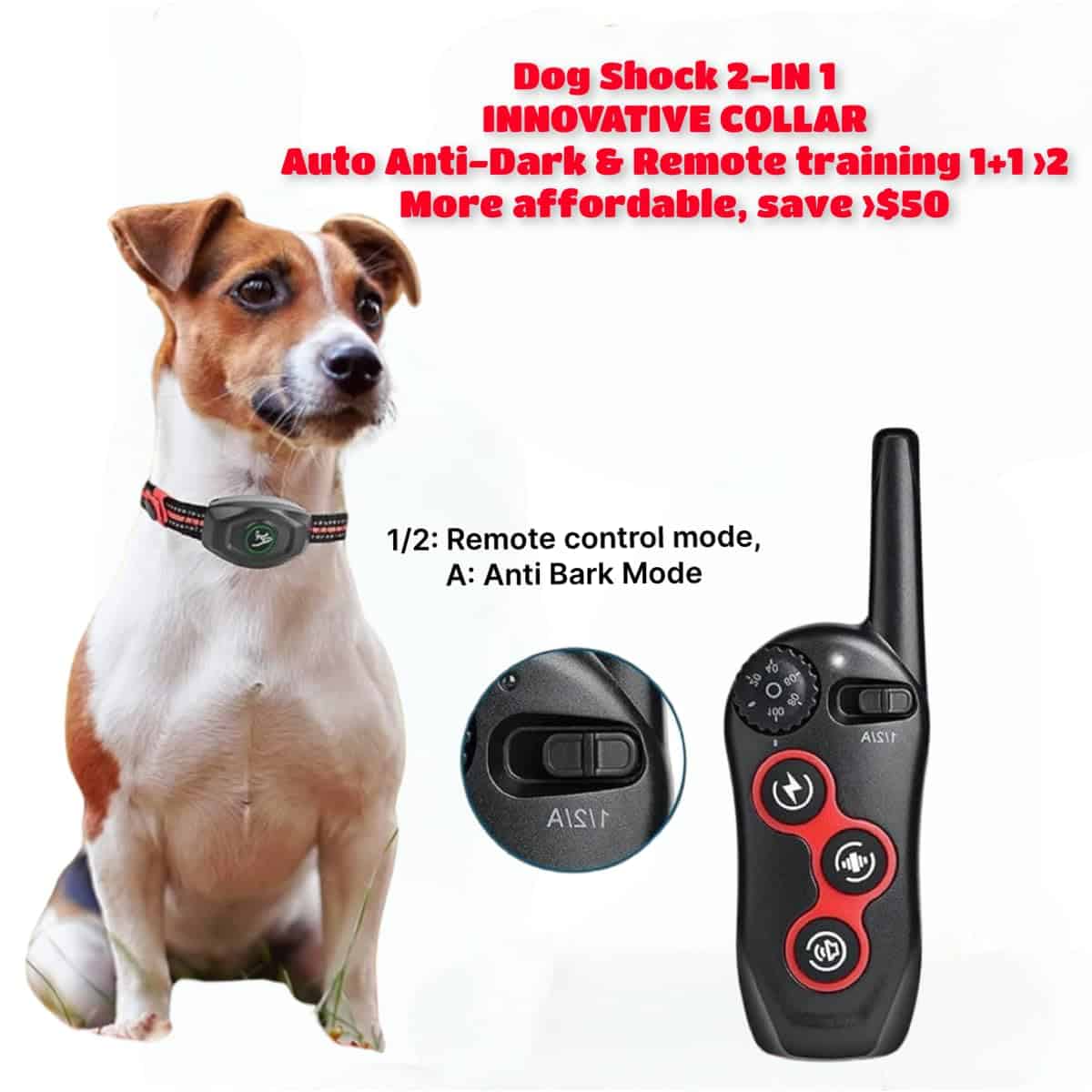 Collar de entrenamiento con descarga eléctrica y vibración - Imagen 7