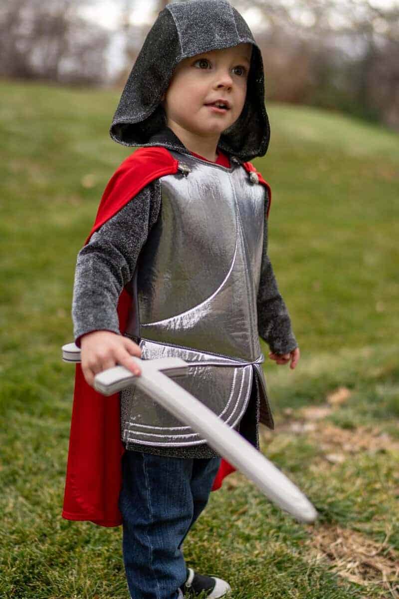 Capa y disfraz de Caballero Real de Little -Silver - Imagen 7