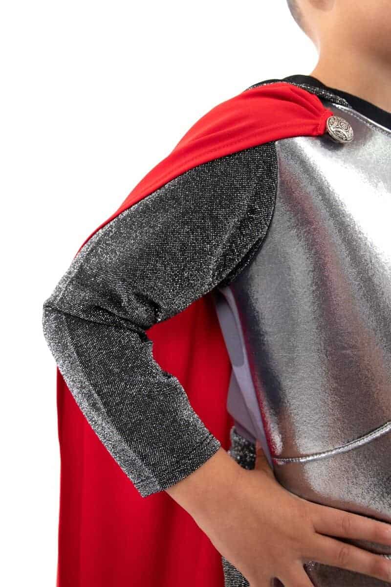 Capa y disfraz de Caballero Real de Little -Silver - Imagen 3