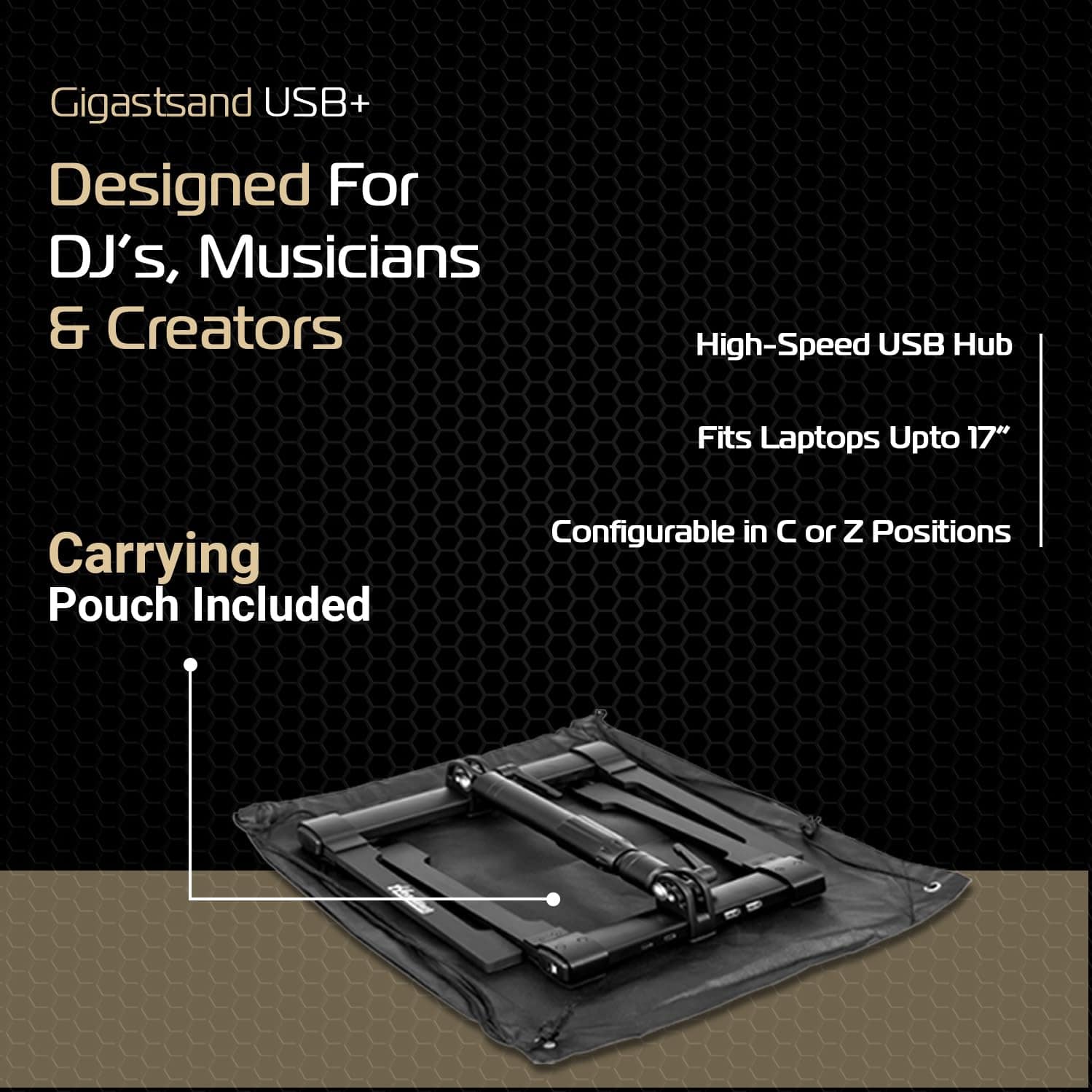 Headliner Gigastand USB+, Soporte Ajustable para Laptop de - Imagen 6