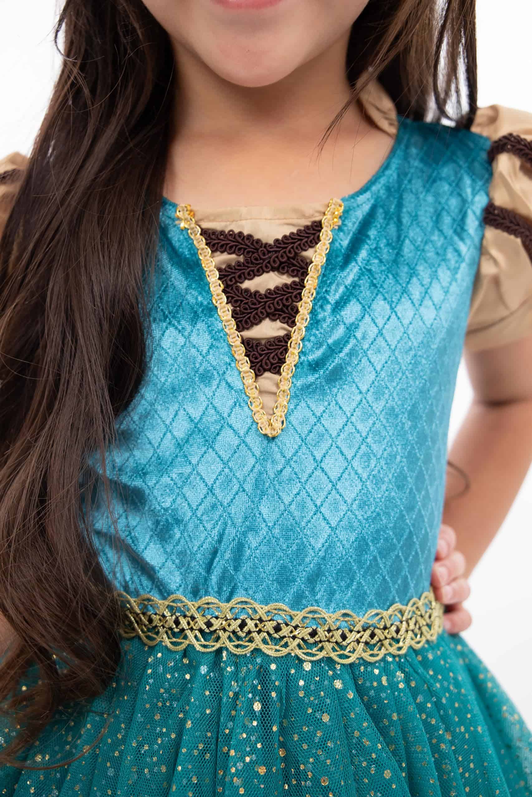 Disfraz de Princesa Medieval de Little Adventures - Vestido - Imagen 6