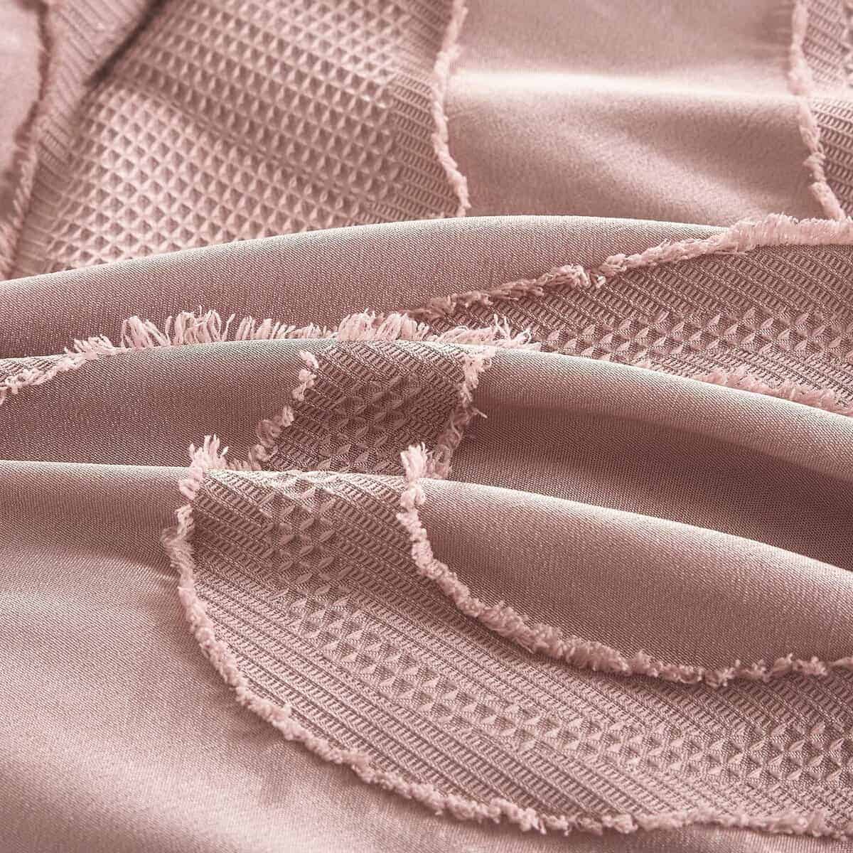 ESCA Juego de Edredón Inara Rosa Rubor de 7 Piezas, Juego - Imagen 4