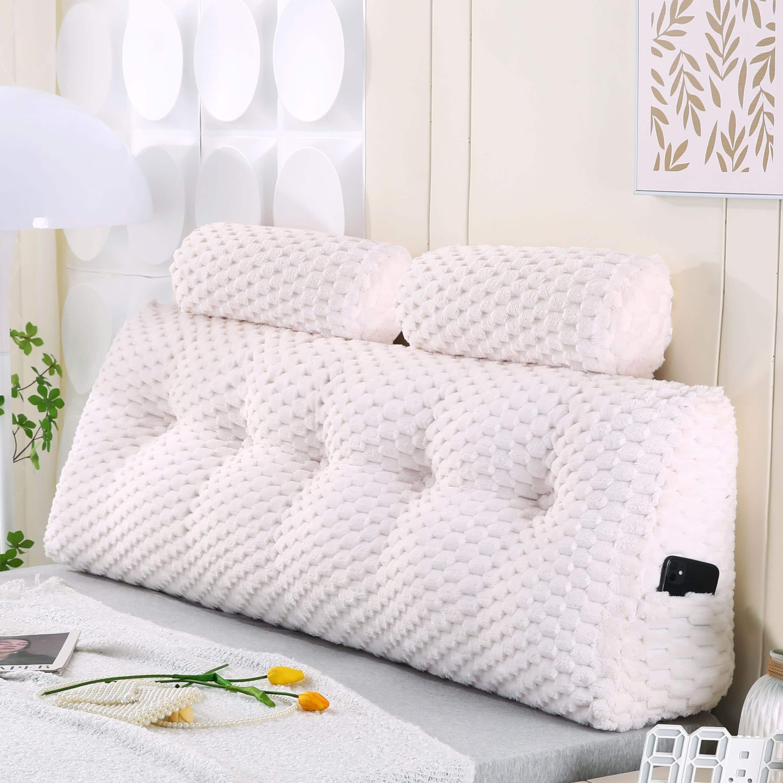 Almohada con Cabecero en Forma de Cuña Ziihome + 2